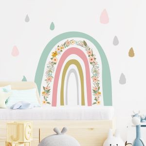 ERYI-Graz Design 1110 Sticker Mural Décoratif Pour Chambre D'Enfant Garçon Et Fille Motif Arc-En-Ciel - Neuf