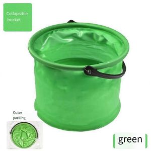 Seau Pliable Orange,Seau De P&ecirc;che Portable Pliable - Neuf