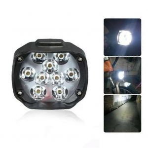 9led Antibrouillard Spot 12v V&eacute;hicule Haute Luminosit&eacute; V&eacute;lo Antibrouillard V&eacute;lo T&ecirc;te De V&eacute;lo Feu De Route 12v Haute Puissance Lampe Spot Lumi&egrave;res Nocturne Brouillard V&eacute;lo C - Neuf