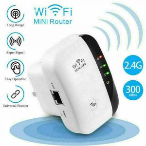 Amplificateur WiFi Repeteur Booster de signal sans fil WiFi extender 300M WLAN - Neuf