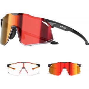 Lunette De Cyclisme Photochromique Homme Femme Anti-Uv400 Lunette De Soleil Sport Lunette Vélo Route Tr90 Cadre Lunette Vtt Transparente Lunette Cycliste Running Conduite Course K347[Z1509] - Neuf
