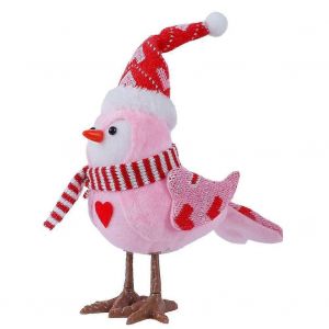 La Saint-Valentin oiseau poup&eacute;e mignon en peluche d&eacute;corations de bureau B - Neuf