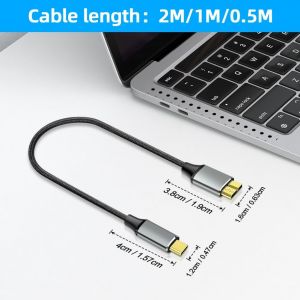 CHENG-C&acirc;ble USB C M&acirc;le A vers Micro B 3.0, 1M 5Gbps Micro B C&acirc;ble Compatible avec Western Digital, WD, Seagate Expansion, To-shiba, Samsung M3 1 To, Galaxy S5 Note 3, LaCie,Disque dur Externe Portabl - Neuf