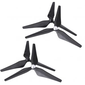 Helices A Trois Pales En Fibre De Carbone 9450, 2 Paires/Ensemble, Rotation A 360¡Ã, Pour Dji Phantom 2/3 - Neuf