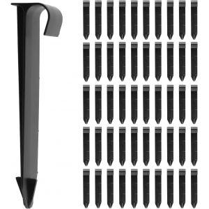 100PCS Piquets de Fixation au Sol pour Tuyau D'irrigation Goutte à Goutte, Piquets de Sol pour Potager, Parterres de Fleurs, Système D'arrosage, Outils, Fournitures pour Le Jardinage. - Neuf