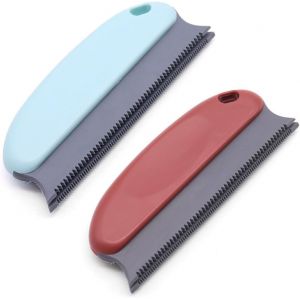Jgd-2 Pcs Brosse &Agrave; Poils D'animaux, &Eacute;pilateur De Poils De Chien Pour Tapis, Canap&eacute;, Voitures, Peigne &Agrave; Poils De Chat, Brosse En Caoutchouc Pour Poils D'animaux, Produits D'&eacute;pilation De Chien - Neuf