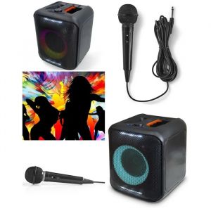 Enceinte sono portable Bluetooth 150 W PARTY KARAOKE RGB TWS sans fil St&eacute;r&eacute;o - Micro haute qualit&eacute; - Neuf