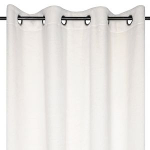 Rideau Cocooning En Imitation Fourrure Polyester/Fourrure Blanc - Neuf