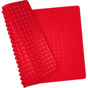 AYUHR-Tapis de cuisson en silicone, Demi-Sphère de 1cm tapis en silicone, tapis de cuisson réutilisables pour moule antiadhésif, Résistant à la chaleur et sans danger pour aliments, sans Bpa(rouge) - Neuf