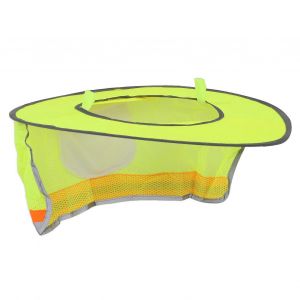 Pare-Soleil Pour Casque De Protection Solaire D'été Haute Visibilité Pare-Soleil En Maille À Bord Complet Avec Bande Réfléchissantejaune - Neuf