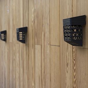 Lot De 8 Lampes Solaires Pour Cl&ocirc;ture, All&eacute;e Ou Mur Ext&eacute;rieur, Avec 2 Modes D'&eacute;clairage Et Un Design Ajour&eacute;. - Neuf