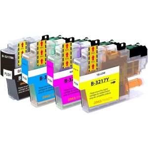4 XL Cartouches Compatible avec Brother LC3217 pour MFC-J5330dw MFC-J5335dw MFC-J5335dwf MFC-J5730dw MFC-J5930dw MFC-J6530dw MFC-J6535dw MFC-J6930dw MFC-J6935dw MFC-J6935dwf - Neuf