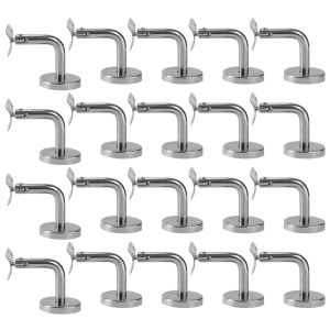 Support de main courante Support de main courante en acier inoxydable Support mural Support de main courante Escalier tubulaire 20 pi&egrave;ces - Neuf