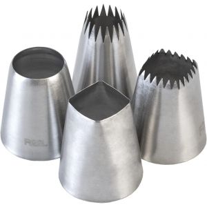 Chenquansarl-Lotde4douillesextralargesenacierinoxydablepourdcorationdegteauxpourgteauxcupcakesbiscuitsbeurrecrme - Neuf