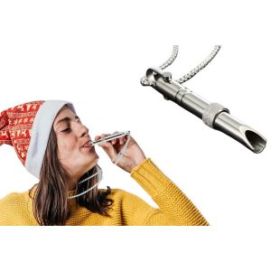 Collier De Respiration Pour Soulager L'anxi&eacute;t&eacute; Avec Brosse De Nettoyage - Argent - Neuf
