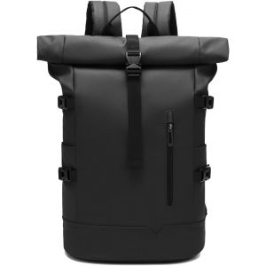 acdsgd-Sac a Dos Homme Etanche 33L pour 15 Pouces Ordinateur Portable Extensible pour Randonn&eacute;e Travail Voyage Cyclisme Universit&eacute;-Noir - Neuf
