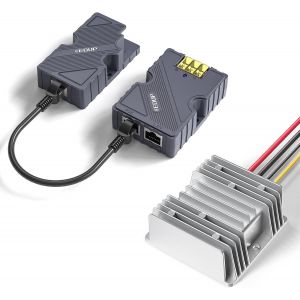 lbgwp60-Starlink Gige Poe Injector 150W, Starlink Dishy Adaptateur De Câble Vers Rj45, Starlink Dc Step Up Convertisseur 12V Vers 48V, Supporte Starlink V2 Internet Kit Réseau Satellite - Neuf