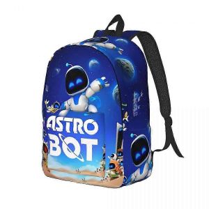 Sac a dos de jeu Astrobots pour hommes et femmes, sac a dos de randonnee tendance pour lycee, sac a bandouliere pour ordinateur portable, cadeau - Neuf