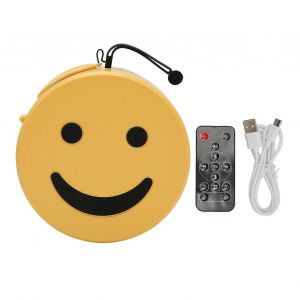 Mini projecteur 1080P HiFi stéréo Portable Petit projecteur avec télécommande pour USB Ordinateur portable pour IOS pour Android Téléphone Jaune - Neuf