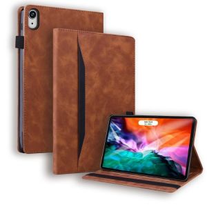 Étui En Cuir Antichoc Pour Ipad Mini 6 / Mini 2024 - Brun - Neuf