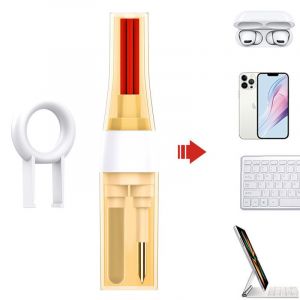 Nettoyant clavier et casque | Outil de nettoyage 4 en 1 pour écouteurs de smartphone - Kit de nettoyage électronique, stylo et brosse de nettoyage pour écouteurs - Neuf