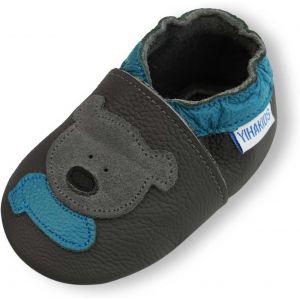 Utigh-Bébé Filles Garçons Chaussures Cuir Souple Enfant Chaussons Cuir Doux Chaussures Premiers Pas - Neuf