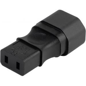 Adaptateur De Prise De Courant Iec320 C14 À C9 Convertisseur Prise Mâle C14 Vers Prise Femelle C9 15A/125V Ac Pour Adaptateur D'Alimentation D'Ordinateur Standard C14 À C9[Z4901] - Neuf