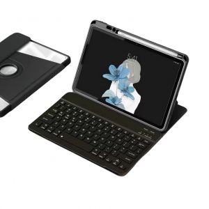 &Eacute;tui avec clavier Bluetooth rotatif &agrave; 360&deg; pour iPad 5/6 (2017/2018) 9.7 pouces - Neuf