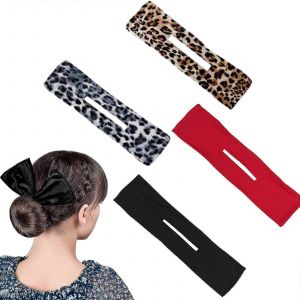 4 Pcs Hair Bun Maker, Hair Bun Maker, Français Twist Hairstyle Donut, Classic Multicolor Cloth Magic Clip - Neuf