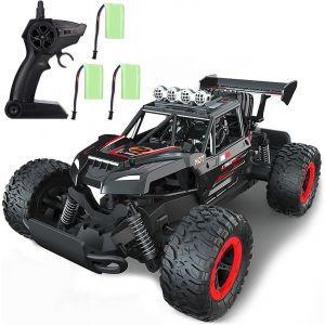 KAJGL-Voiture Télécommandée,1/16 Buggy Telecommandé Tout Terrain,Voiture Rc Enfant 25Km/H,Camion Telecommande,Voiture Radiocommandée Tout Terrain Avec 3 Batteries 70 Min,Voiture Rc Electrique Car Jou - Neuf
