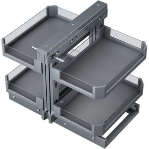 Armoire D'angle Aveugle,Organisateur D'armoire Extractible,Organisateur De Placard Extensible Avec Tiroir De Rangement Coulissant Pour La Maison,La Cuisine,La Salle De Bain 800frame - Neuf