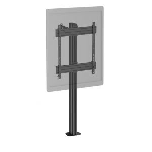 Support TV sur pied 60''-100'' mode portrait &agrave; visser noir - Neuf