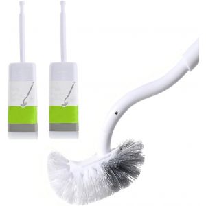 lbgwp60-Wc,Porte De Toilettes À Manche Long,Compacte Supports Pour Toilette Supports Lot(2P Blanc) - Neuf