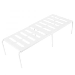 Étagère De Cuisine Rétractable,Multifonctionnelle,Extensible,Empilable,Coulissante,T1,Gain De Place,Armoires De Maison,Britware Evalut1.A White.1-Tier - Neuf