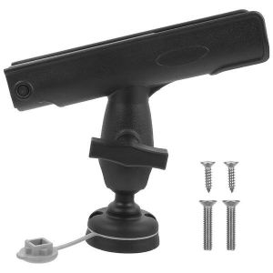 Support De Canne &Agrave; P&ecirc;che Polyvalent En Carbone, 1 Pi&egrave;ce, R&eacute;glable Et Mains Libres, Pour Kayaks Et Bateaux, Rotation &Agrave; 360 Degr&eacute;s, Noir - Neuf