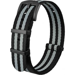 Kal-Bracelet De Montre En Nylon 18mm 20mm 22mm, Militaire Bracelet De Montre De Remplacement Avec Boucle En Acier Inoxydable Pour Hommes Femmes - Neuf