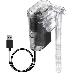 Letnerny-Filtre D'aquarium Fin Pour Aquariums Jusqu'&agrave; 20 L, Fonctionnement Silencieux, &Eacute;conome En &Eacute;nergie 3 W, Parfait Pour Les Poissons D'eau Froide Et Tropicaux - Neuf