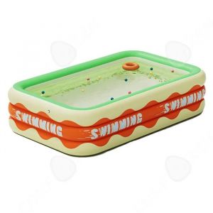 C Piscine 210x145 cm Mat&eacute;riau PVC &Eacute;pais r&eacute;sistant &agrave; la chaleur et aux rayures Convient aux enfants de plus de 6 mois Piscine - Neuf