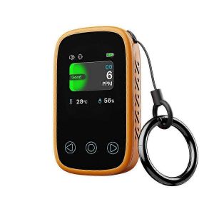 Détecteur de monoxyde de carbone de voyage Mini Alarme de tente de camping,Orange - Neuf
