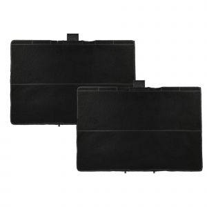 vhbw 2x Filtres à charbon actif remplacement pour Constructa AS-AZKF900, M410761 pour hotte aspirante - 31,5 x 21,5 x 2,3 cm - Neuf