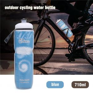Bouteille D'eau Isolante A Double Couche De 710 Ml Pour Sports De Plein Air (Bleue) - Neuf