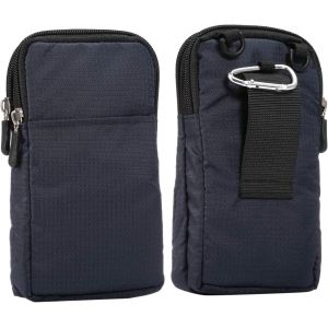 KAL-Pochette Homme Bandoulière, Pochette De Ceinture De Téléphone Portable, 6.0"" Universel Smartphone Sac En Bandoulière Homme Sacs Portés Epaule Ceinture De Clip De Housse Sacoche Banane Sac De Rand - Neuf