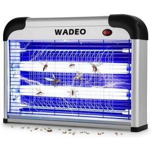 Lampe Anti Moustique Electrique, Intérieur Et Extérieur Tue Mouches 20W Uv Led, Piège À Moustique Tueur Pour Maison Bureau, Efficace Portée 50-150M² - Neuf