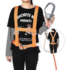 Harnais de sécurité, harnais de sécurité pour la protection antichute Harnais de protection de chute de travail aérien (boucle de 3 m de large) - Neuf