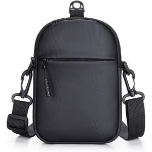 CAUC-Petite Sacoche Homme Sac Bandouli&egrave;re Telephone pour Homme/Femme,Sac de Poitrine Homme Cross Body Bag pour Sport,Voyages,Travail Randonn&eacute;e et Sports - Neuf