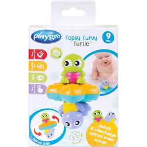JGD-Topsy Turvey Turtle &iquest; Jouet de Bain R&eacute;versible Tortue/Phoque &iquest; D&eacute;veloppement Sensoriel B&eacute;b&eacute; - Neuf