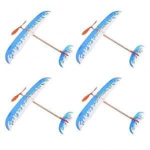 4 PCS planeur Avions Enfants Planeur volant Avion Mod&egrave;le d'avion Planeur Avion Jouets &Eacute;lastique H&eacute;lice Avions - Neuf