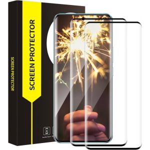 2 Pack Verre Tremp&eacute; Pour Honor 90 5G, Duret&eacute; 9H R&eacute;sistante Aux Rayures Vitre Protection, Tactile Sensible, 0,33Mm Bubble Free, Hd Claire Honor 90 Protection &Eacute;cran(Bordure Noire En 3D) - Neuf