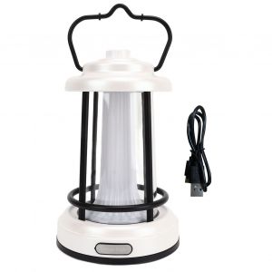 Lanterne De Camping A Led Rechargeable, Retro, Super Lumineuse, Intensite Variable, Lanterne De Survie D'urgence - Neuf