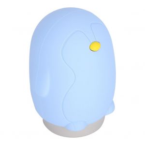 Bouillotte En Silicone Bleu Ciel, Chauffe-Mains Rempli D'eau, Bouteille De Dessin Anime Avec Housse En Tissu - Neuf